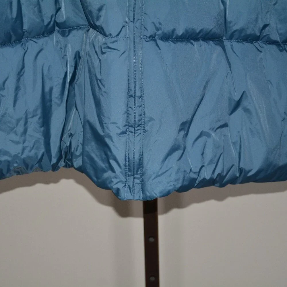 A New Day Women's Matte Puffer Jacket Coat in Light Blue XXL - New! - Picture 4 of 10